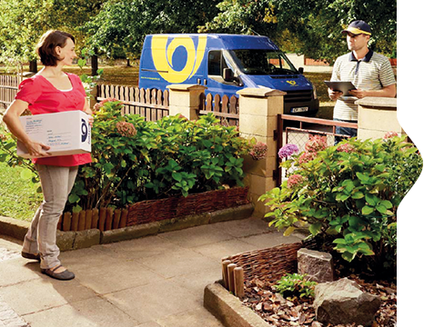 Poslat balík z pošty